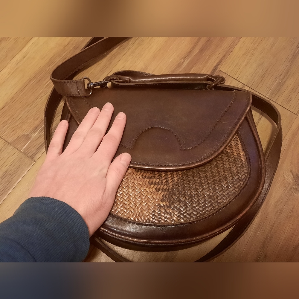 Inge Christopher ~ Vintage Basket Weave Purse - Picture 3 of 4